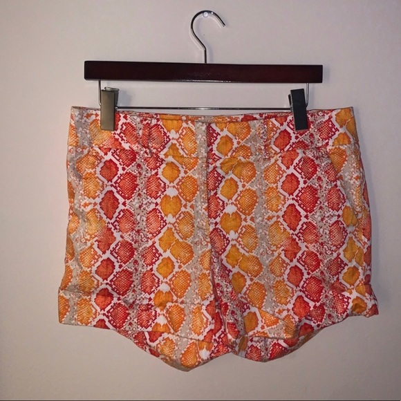 New York & Company Pants - New York & Company Womens Orange & Red Shorts